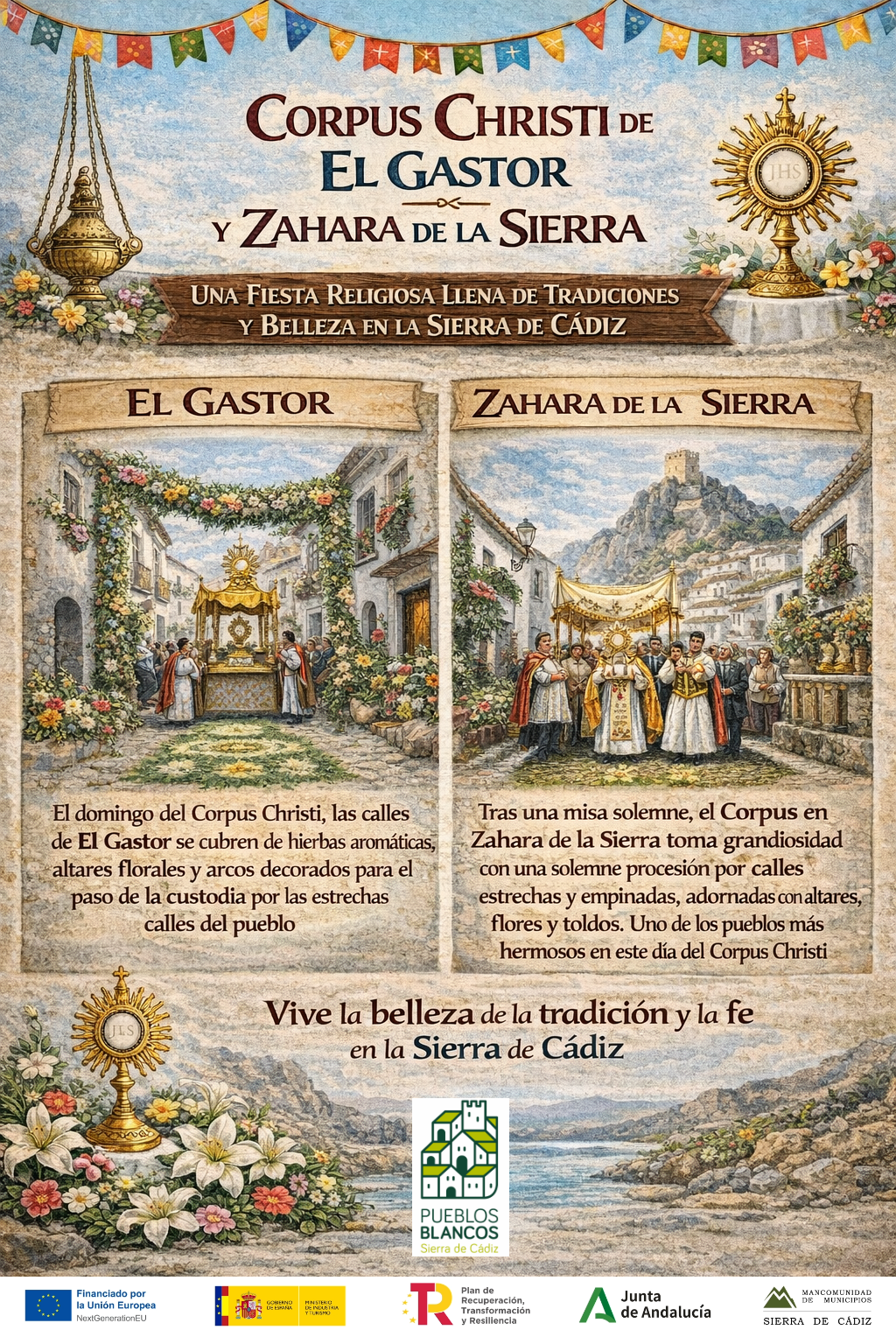 Corpus Christi El Gastor y Zahara en Gastor, El
