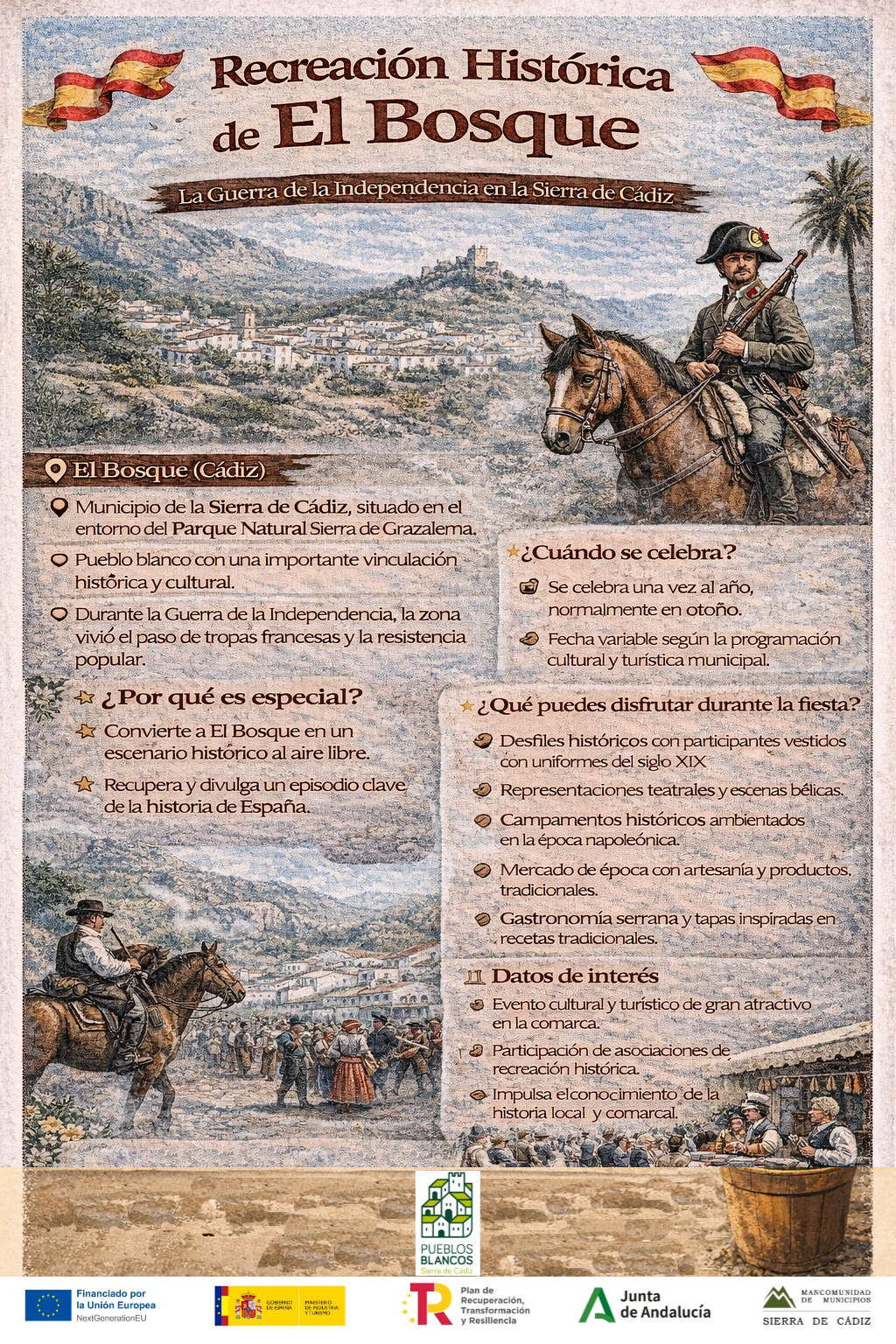 Recreaciones históricas de El Bosque y Algodonales